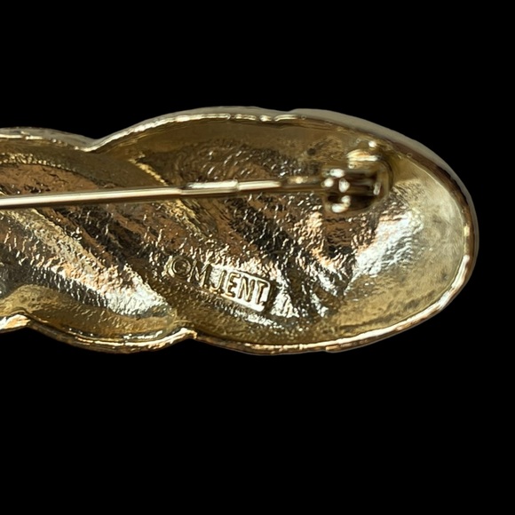 Vintage M.JENT signed Brooch - Picture 3 of 3